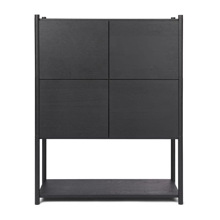 Sceene bookcase E - Svartbetsad ek - Gejst