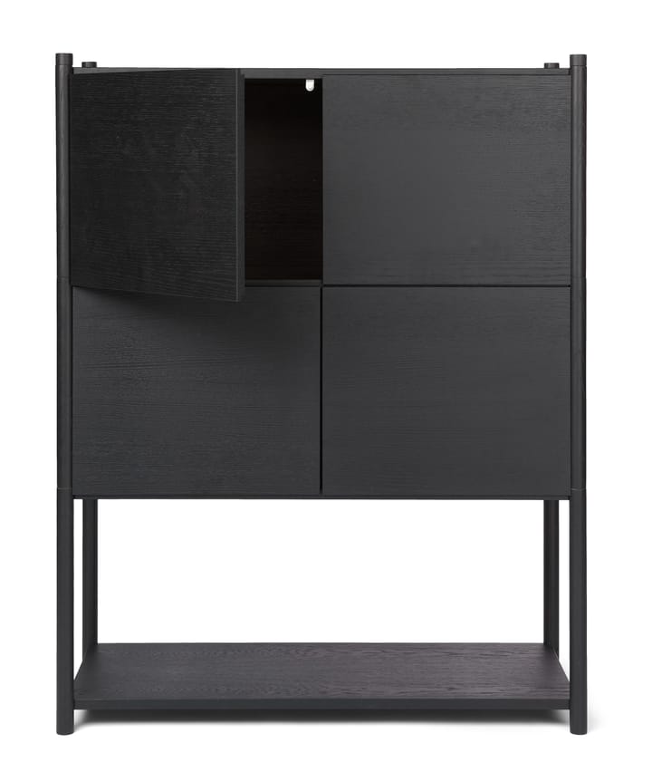 Sceene bookcase E - Svartbetsad ek - Gejst