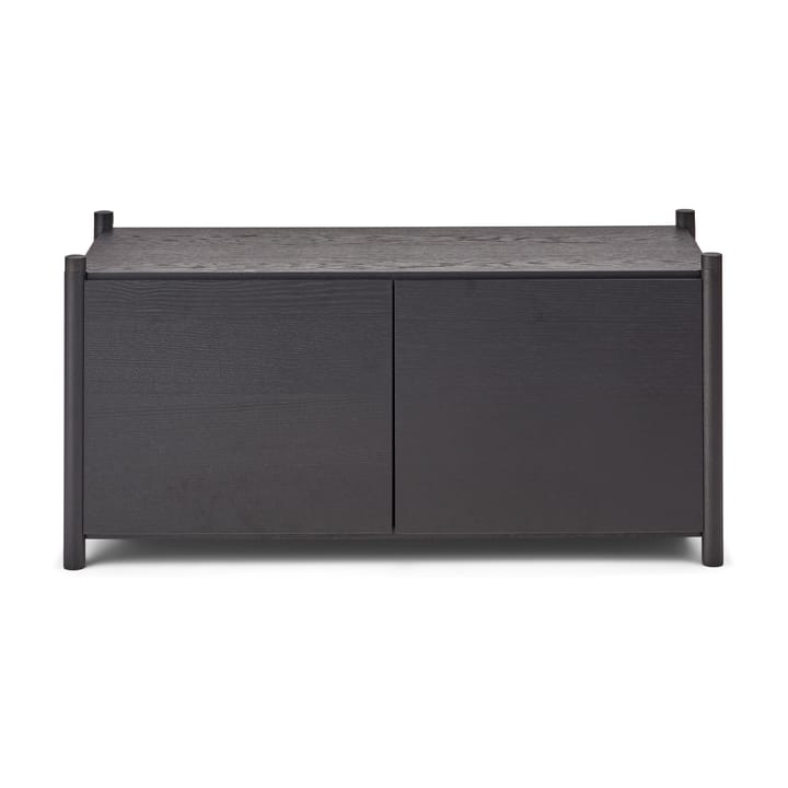 Sceene bookcase G - Svartbetsad ek - Gejst