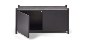 Sceene bookcase G - Svartbetsad ek - Gejst