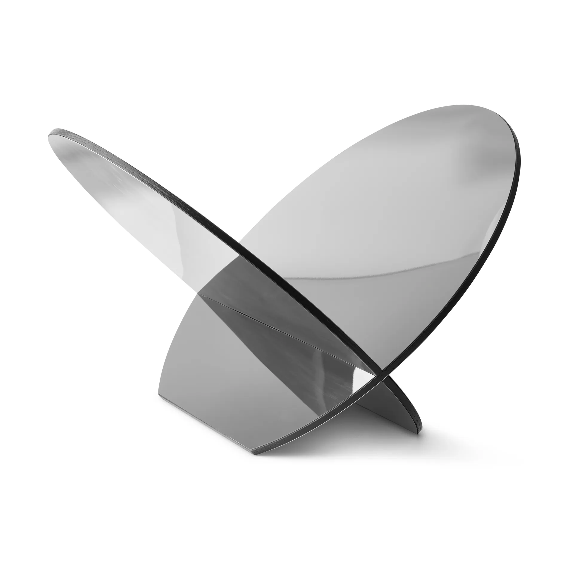 Silia tidningsställ, Rostfritt stål Gejst