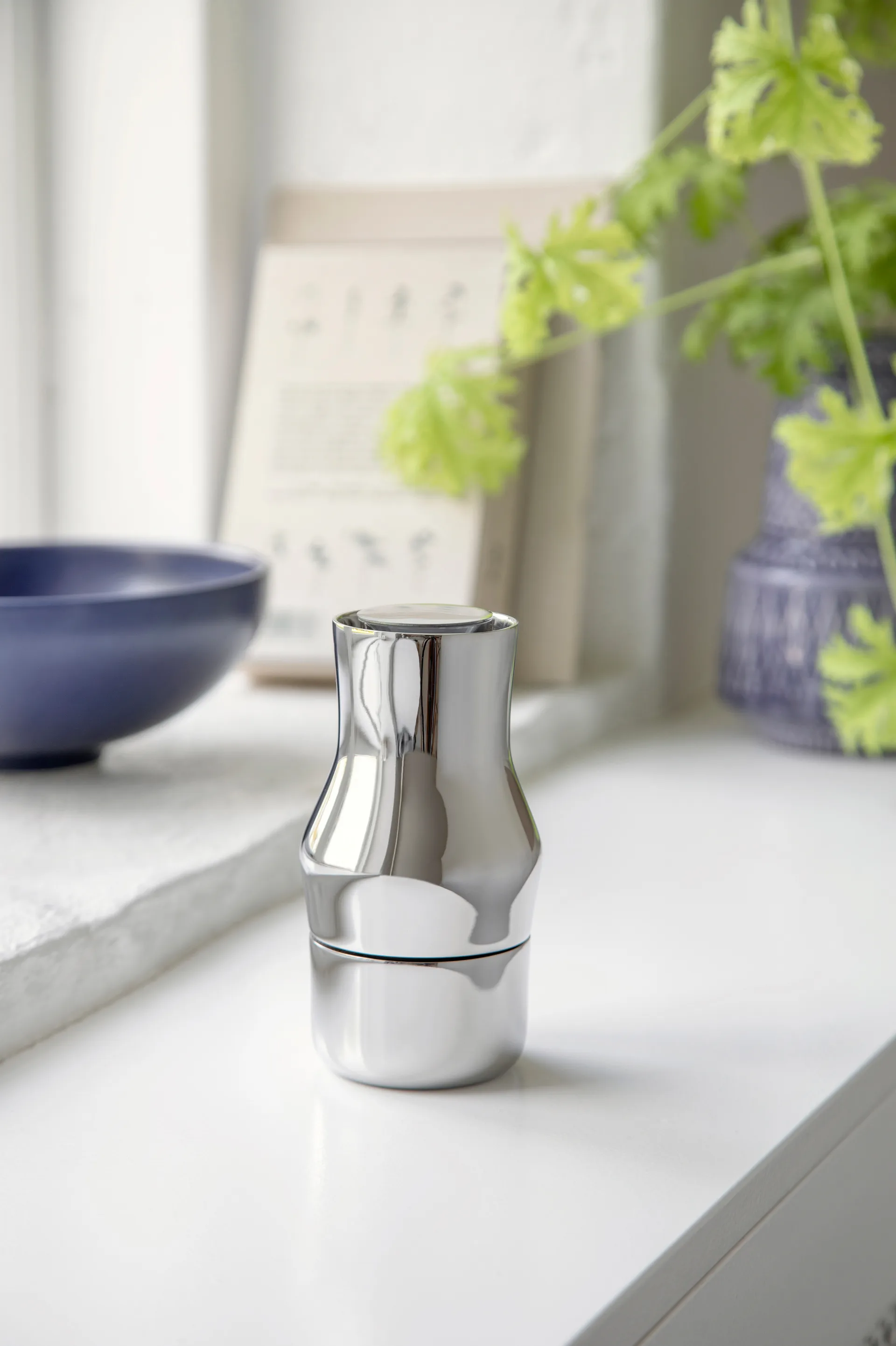 Dorotea kryddkvarn 14 cm, Blankt stål Gense