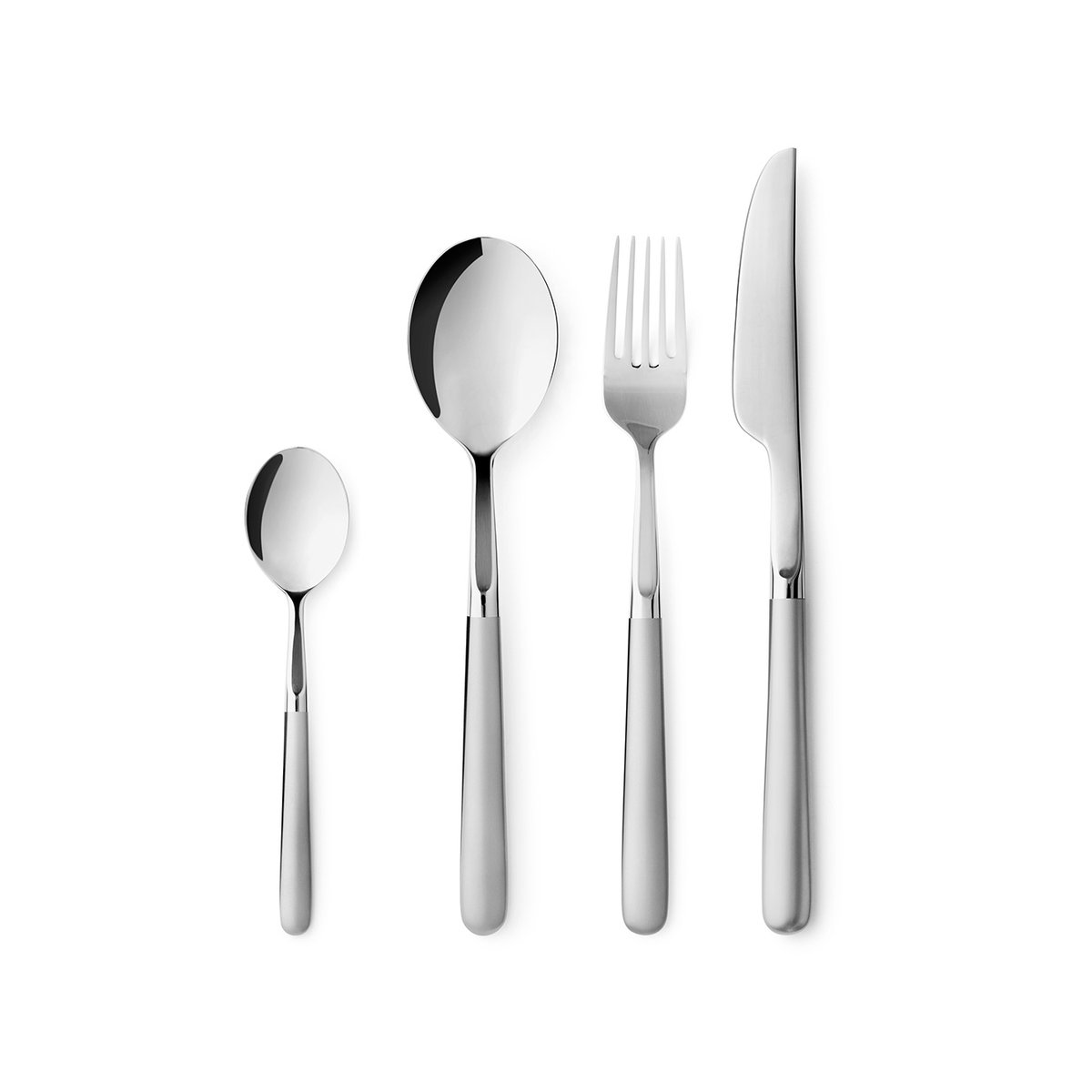 Gense Ehra bestickset 16 delar | Skandinavisk Design | Bestickset | Silverfärgad