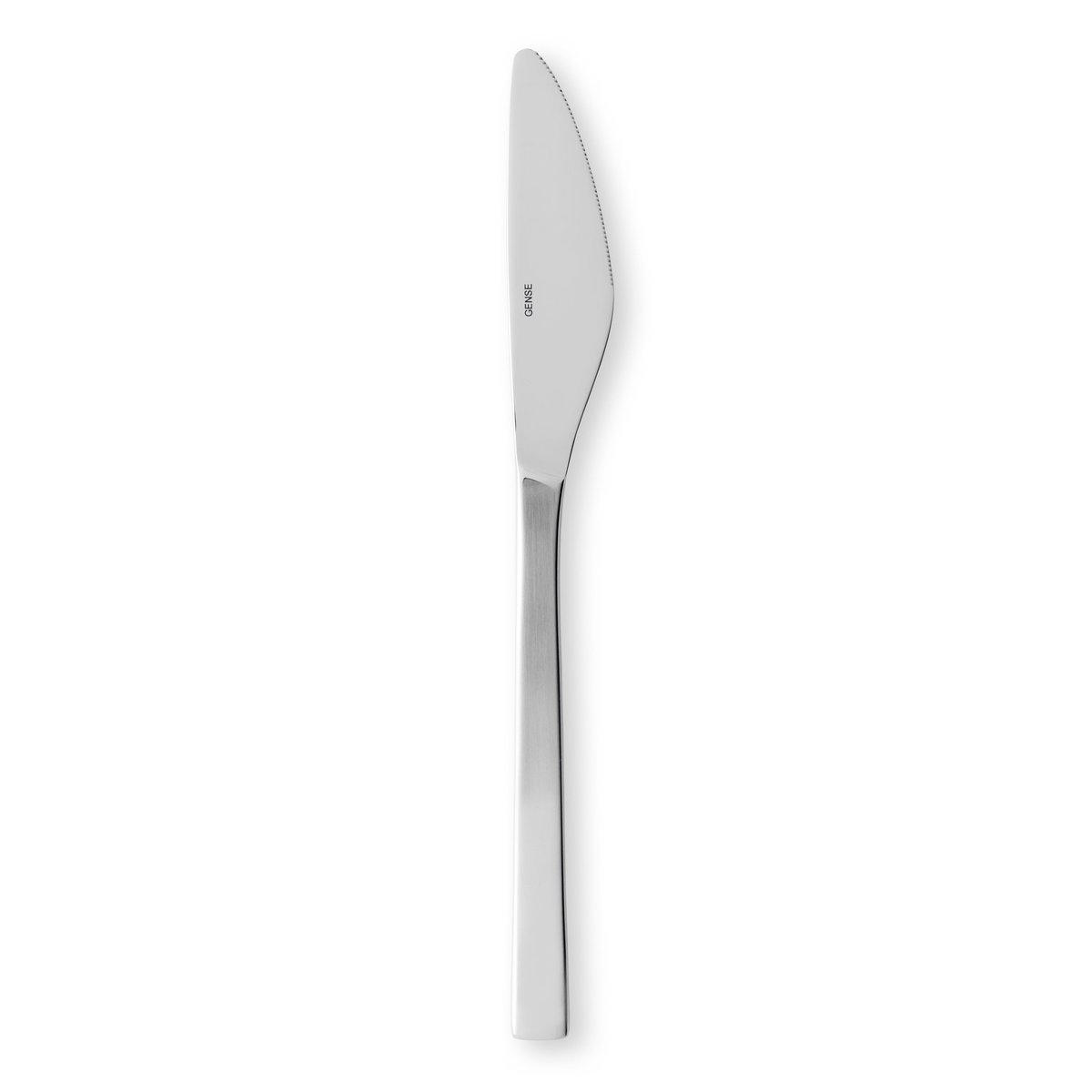 Gense Fuga bordskniv Rostfritt stål | Skandinavisk Design | Matbestick | Silverfärgad