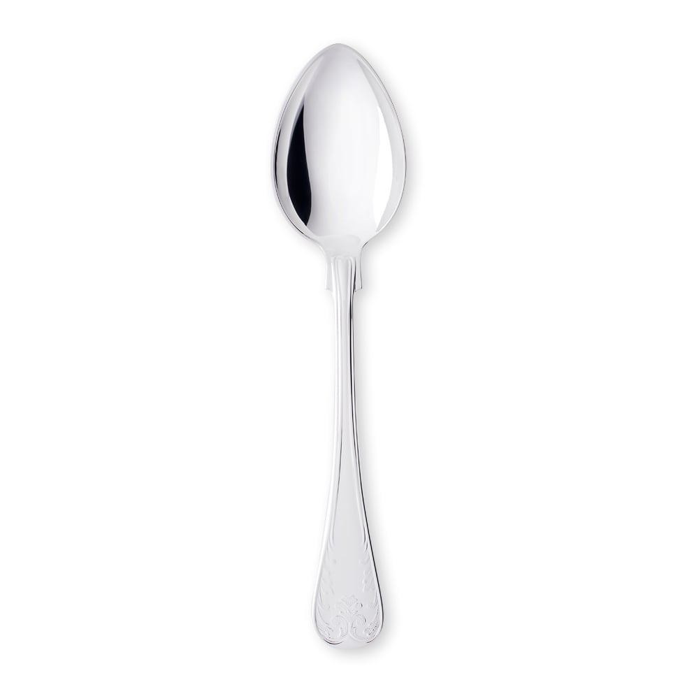 Gense Gammal Fransk silverbestick Efterrättssked | Skandinavisk Design | Matbestick | Silverfärgad