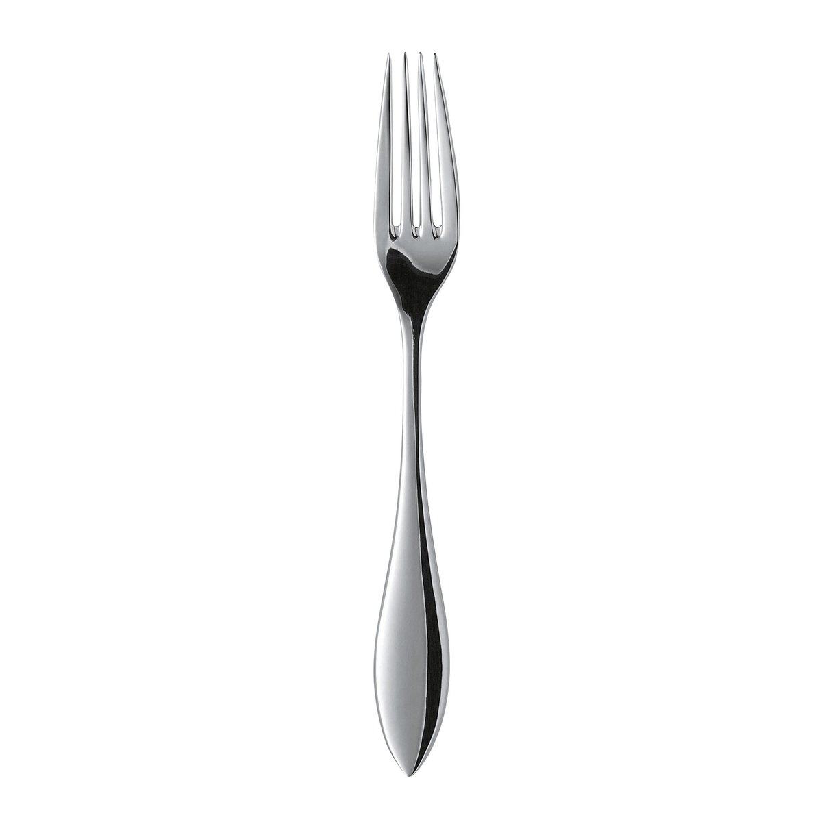 Gense Indra bordsgaffel Rostfritt stål | Skandinavisk Design | Matbestick | Silverfärgad