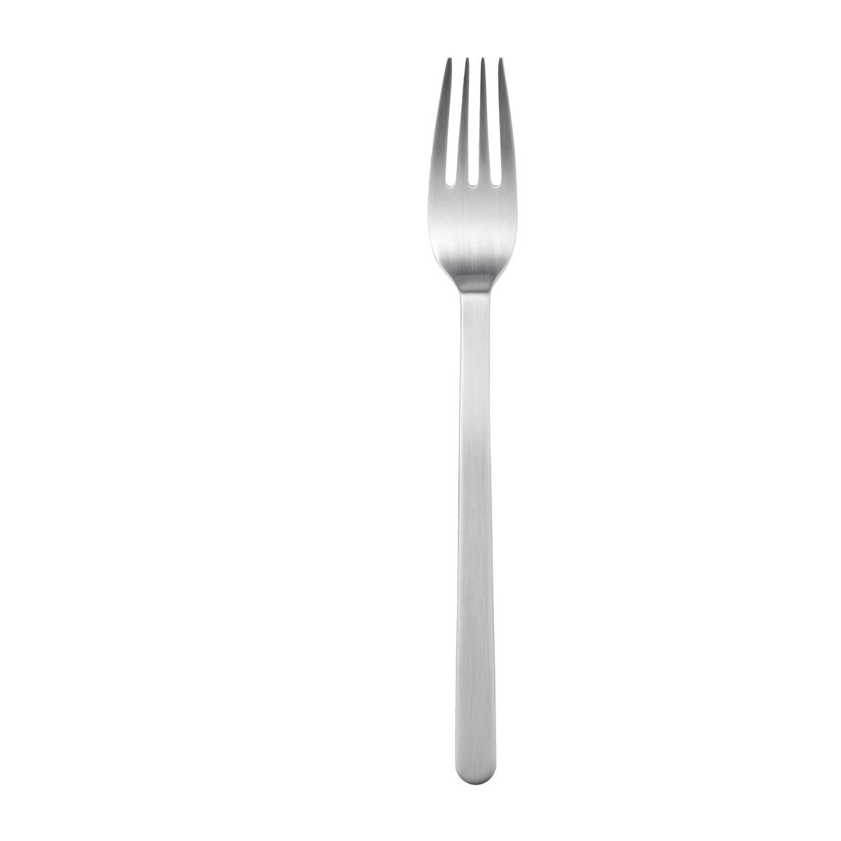 Gense Norm matgaffel Matt rostfritt stål | Skandinavisk Design | Matbestick | Silverfärgad