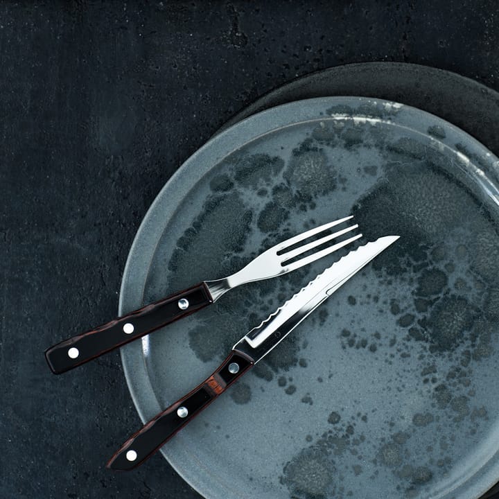 Old Farmer bordskniv - rosenträ-rostfritt stål - Gense