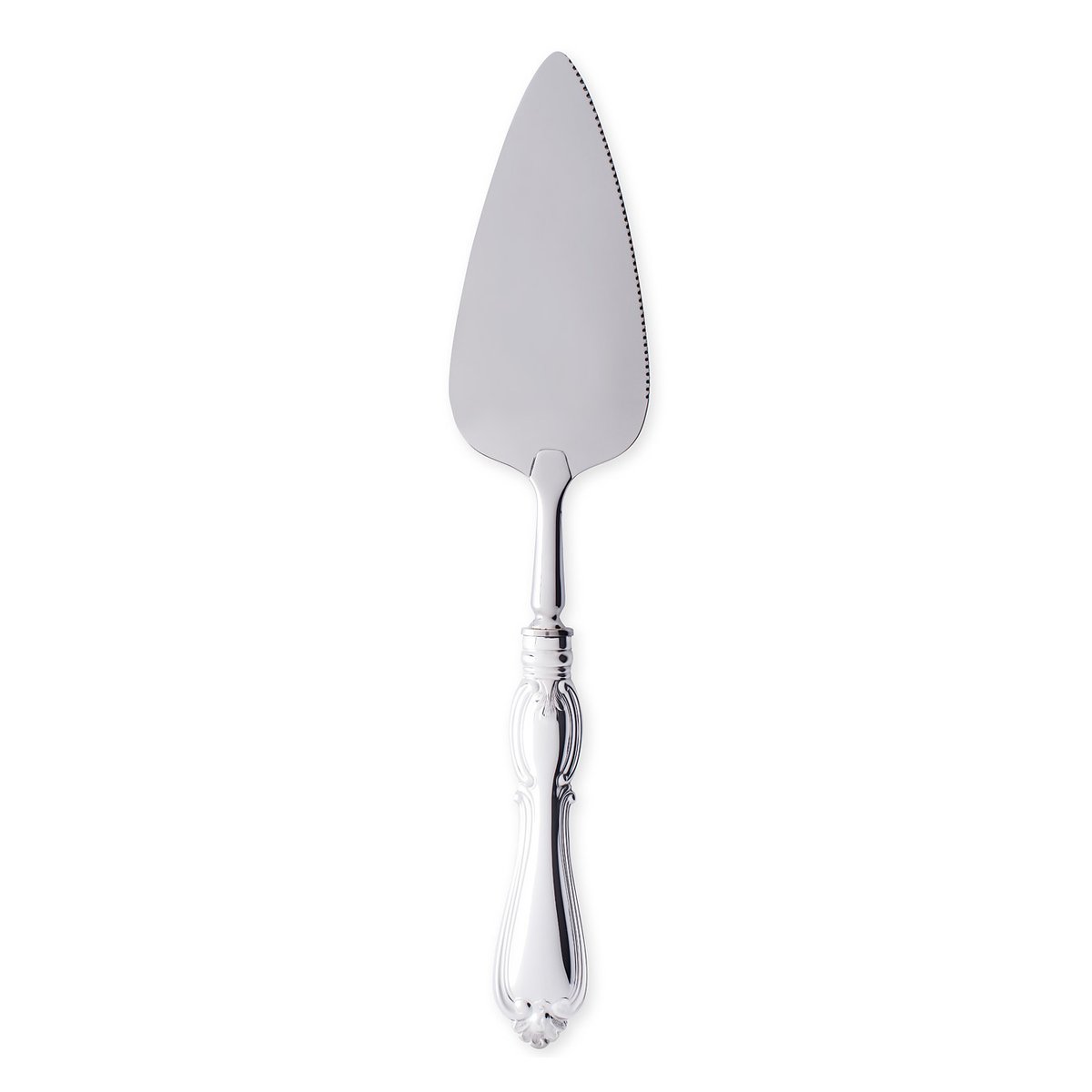 Gense Olga silverbestick Tårtspade rostfritt blad | Skandinavisk Design | Matbestick | Silverfärgad