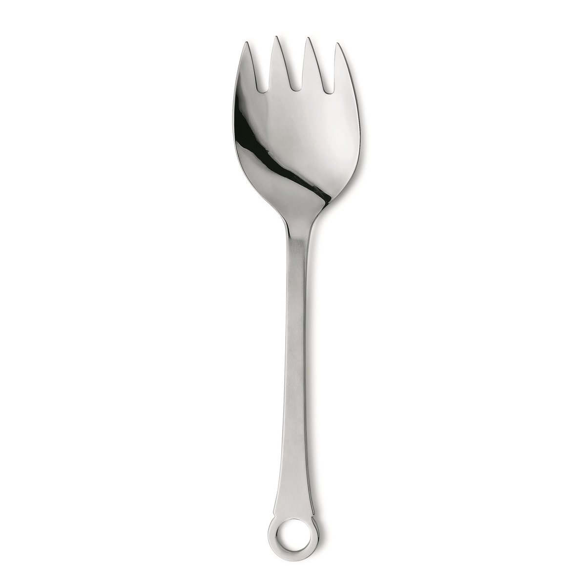 Gense Pantry serveringsgaffel Rostfritt stål | Skandinavisk Design | Serveringsbestick | Silverfärgad