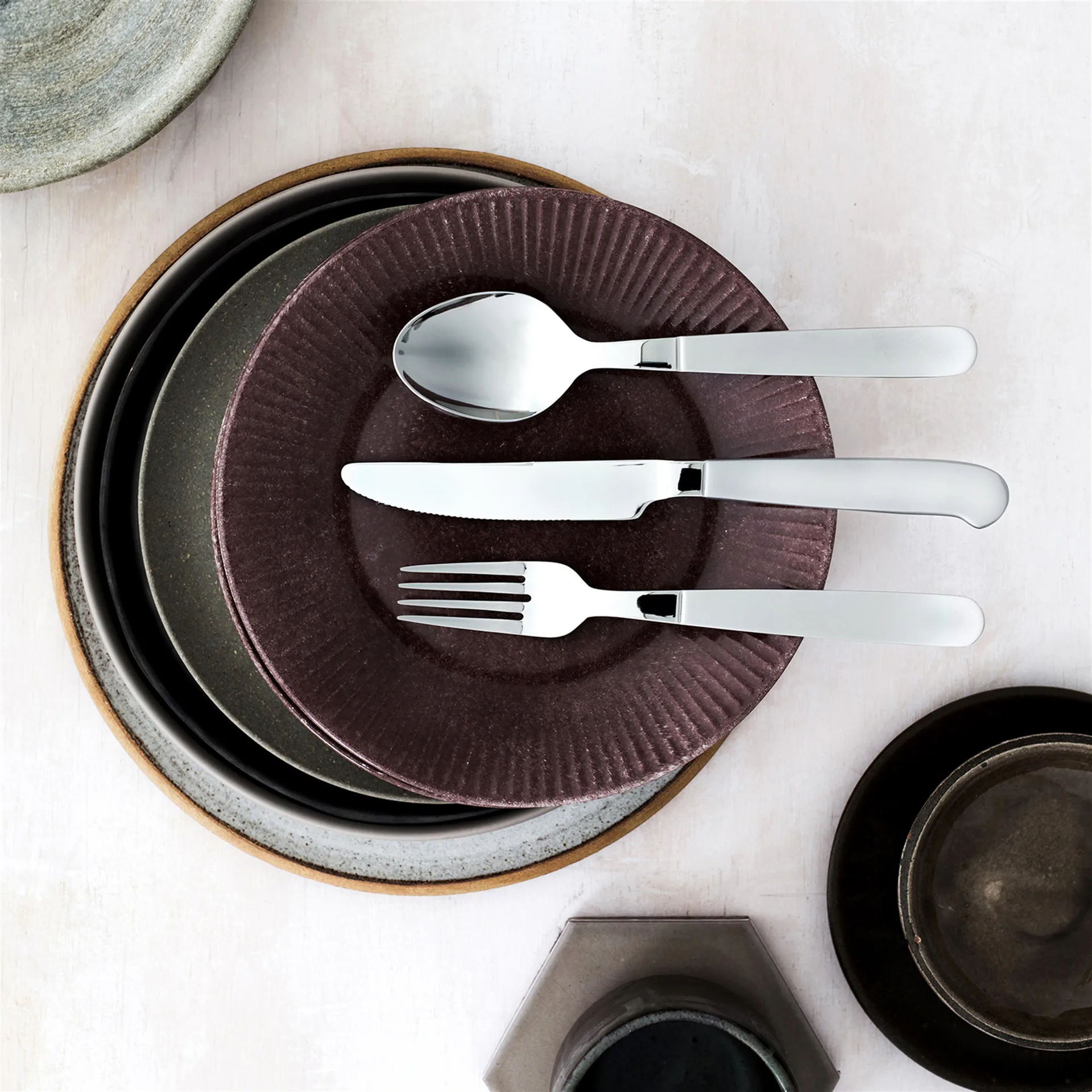 Rejka för- & efterrättsgaffel, Rostfritt stål Gense