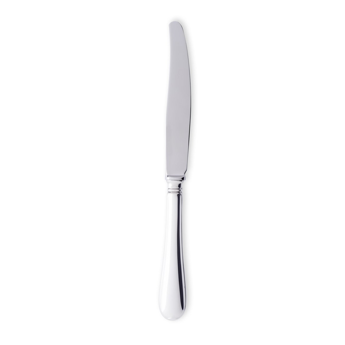 Gense Svensk bordskniv silver 20,7 cm | Skandinavisk Design | Matbestick | Silverfärgad