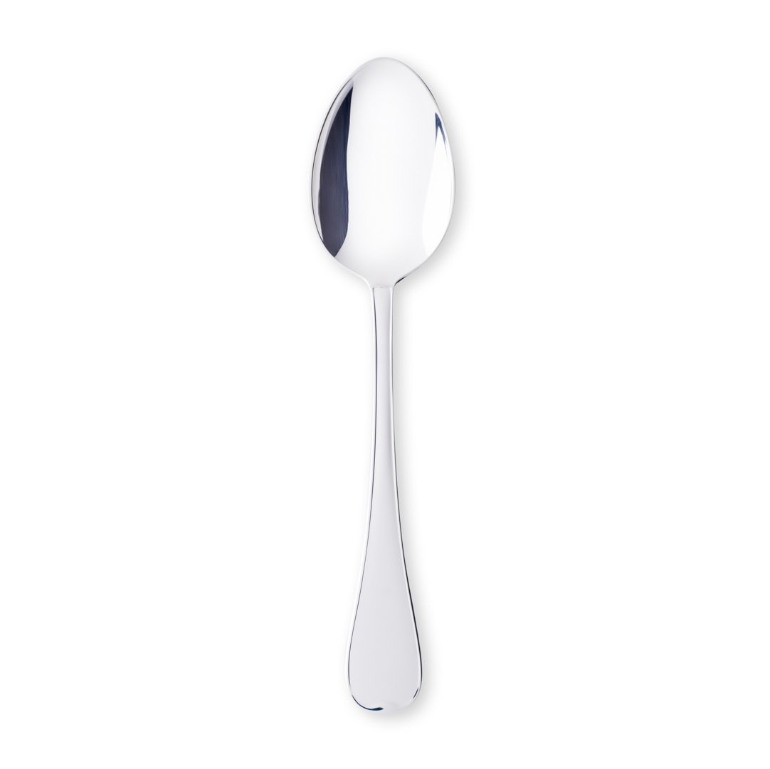 Gense Svensk silverbestick Efterrättssked | Skandinavisk Design | Matbestick | Silverfärgad