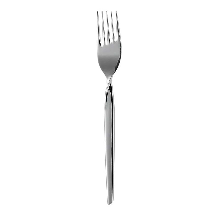Gense Twist för- & efterrättsgaffel Rostfritt stål | Skandinavisk Design | Dessertbestick | Silverfärgad