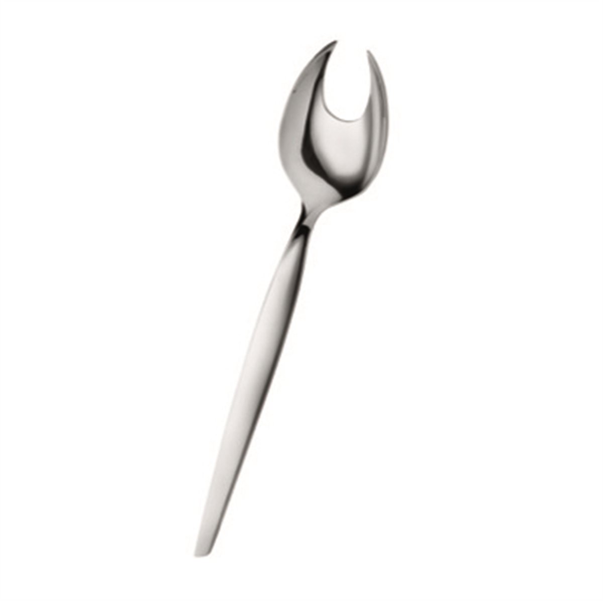 Gense Twist serveringsgaffel Rostfritt stål | Skandinavisk Design | Serveringsbestick | Silverfärgad