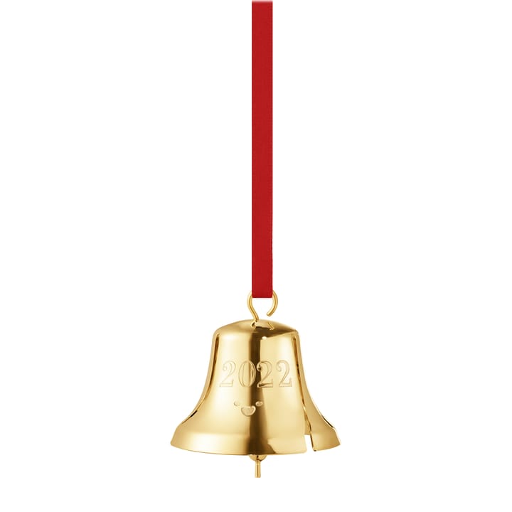 2022 årets julklocka, guldpläterat Georg Jensen