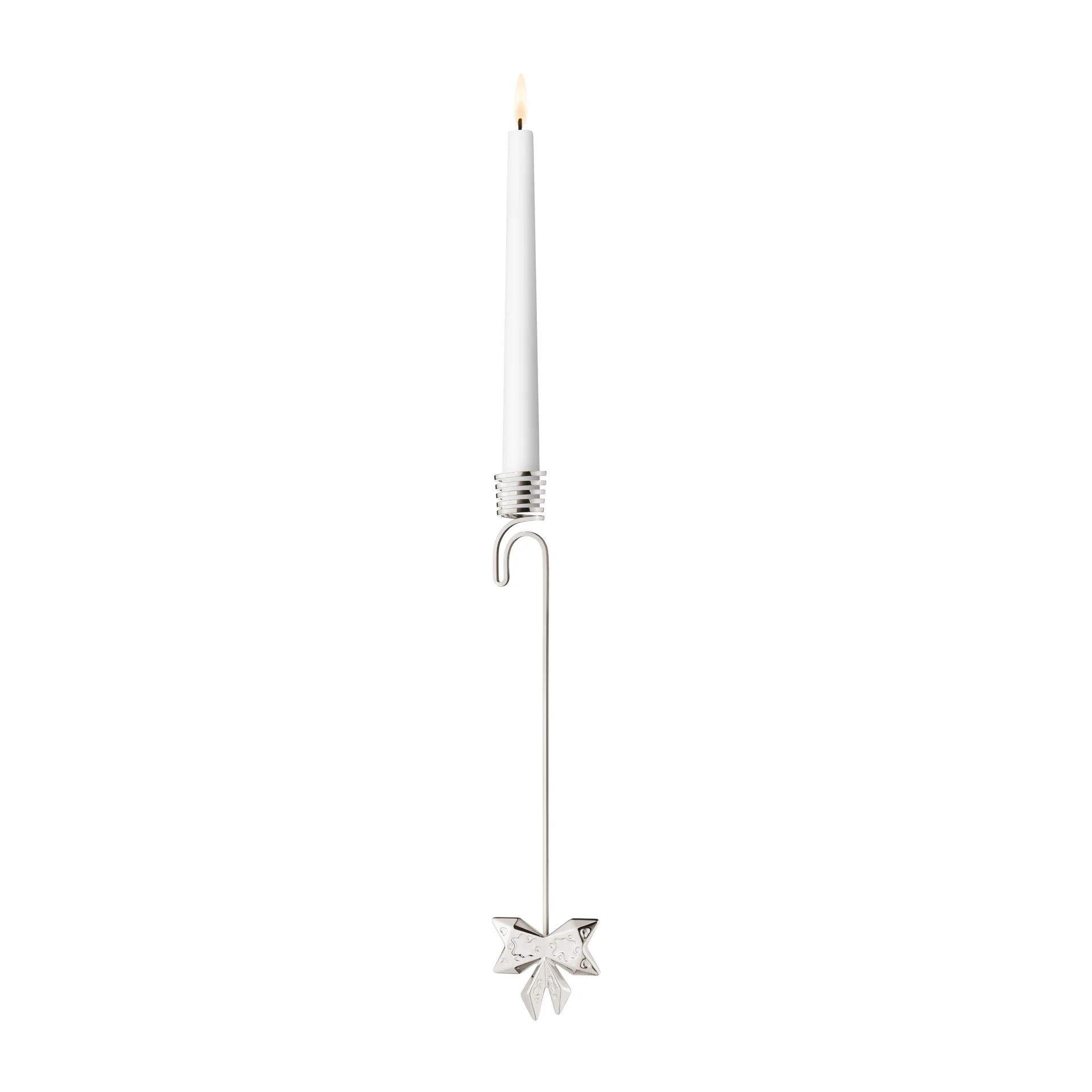 2022 Bow ljusstake hängande, palladiumpläterat Georg Jensen