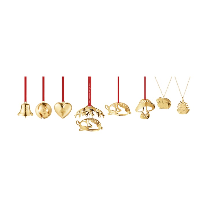 2023 års gåvoset 8-delar - Guldpläterat - Georg Jensen