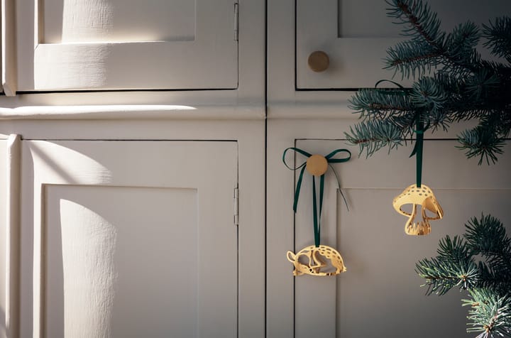 2023 års julhänge svamp, Guldpläterat Georg Jensen