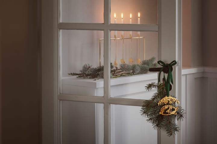2023 års julmobil dovhjort, Guldpläterat Georg Jensen