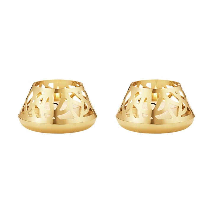 2023 års ljuslykta 2-pack - Guldpläterat - Georg Jensen