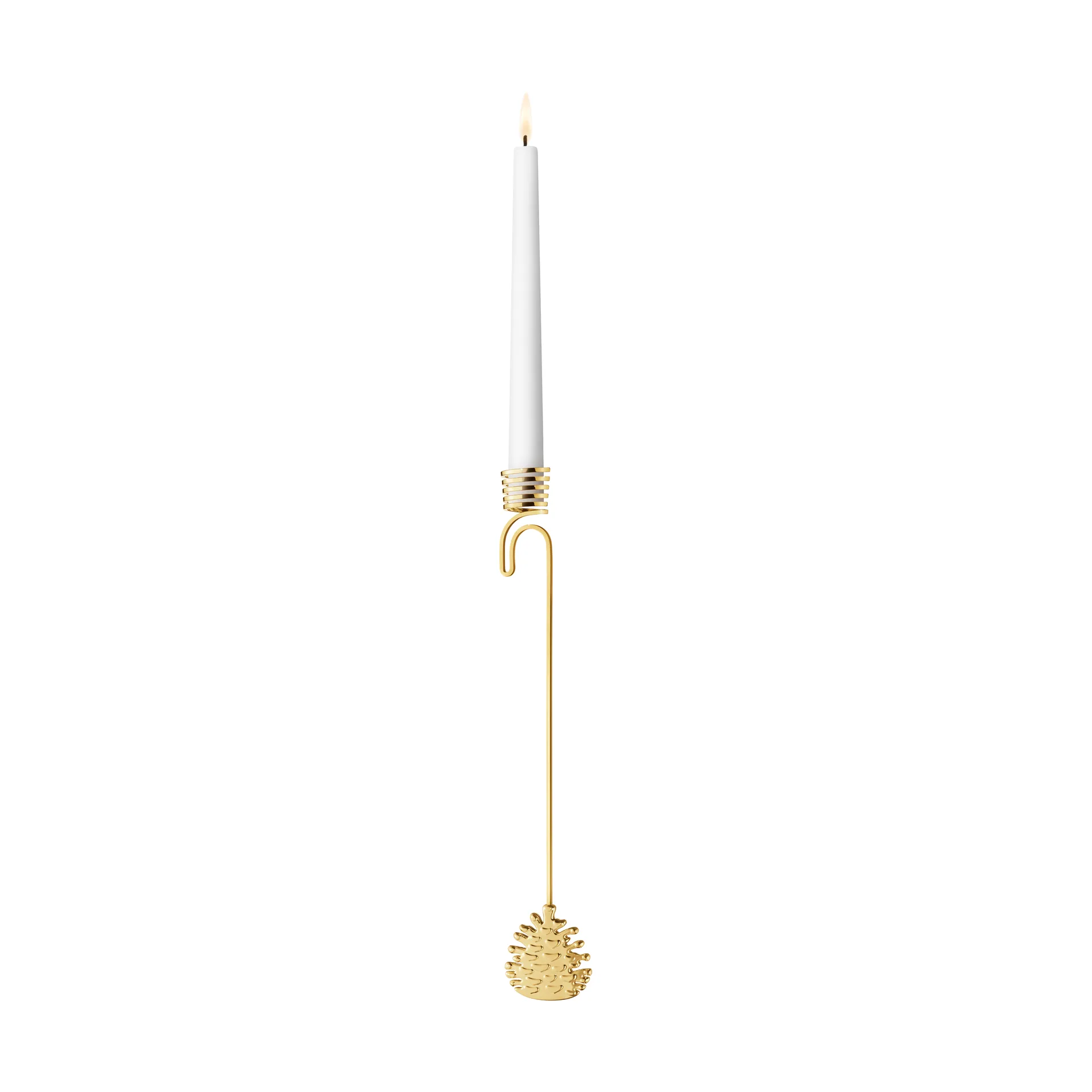2023 års ljusstake hängande kotte, Guldpläterat Georg Jensen