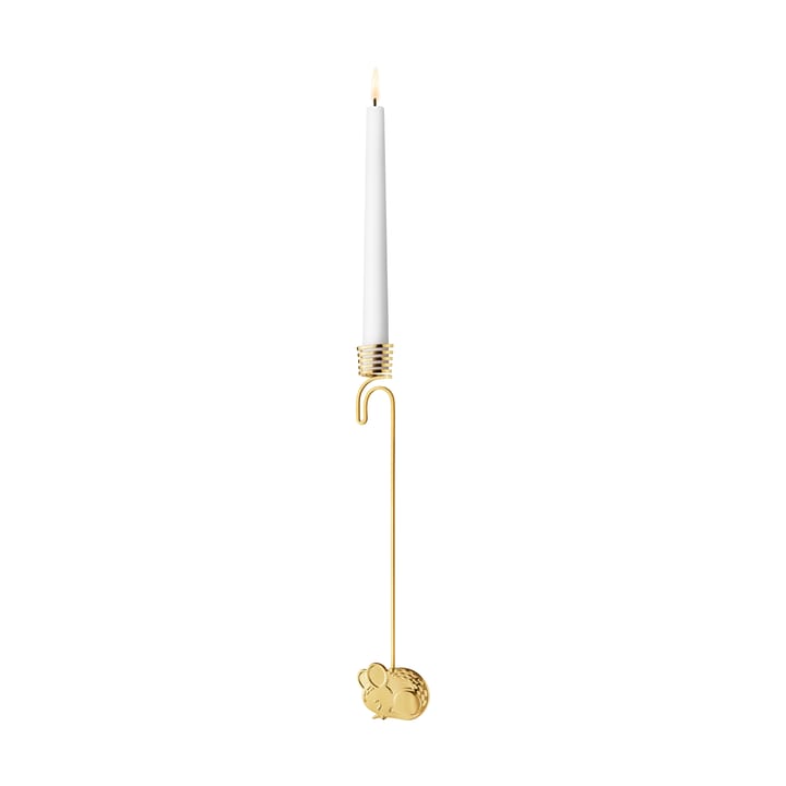 2023 års ljusstake hängande mus, Guldpläterat Georg Jensen