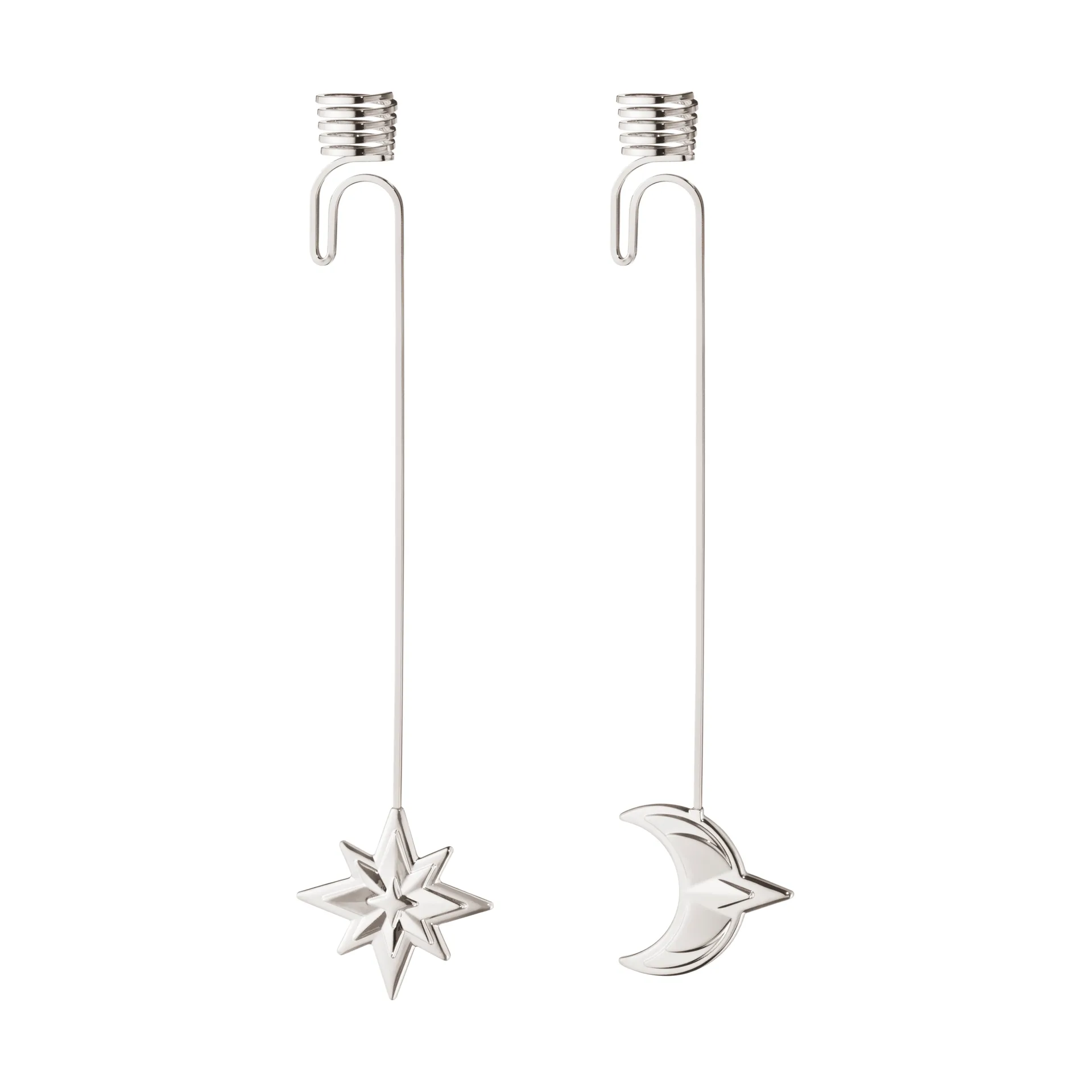 2024 års ljusstake måne och stjärna, Palladiumpläterat Georg Jensen