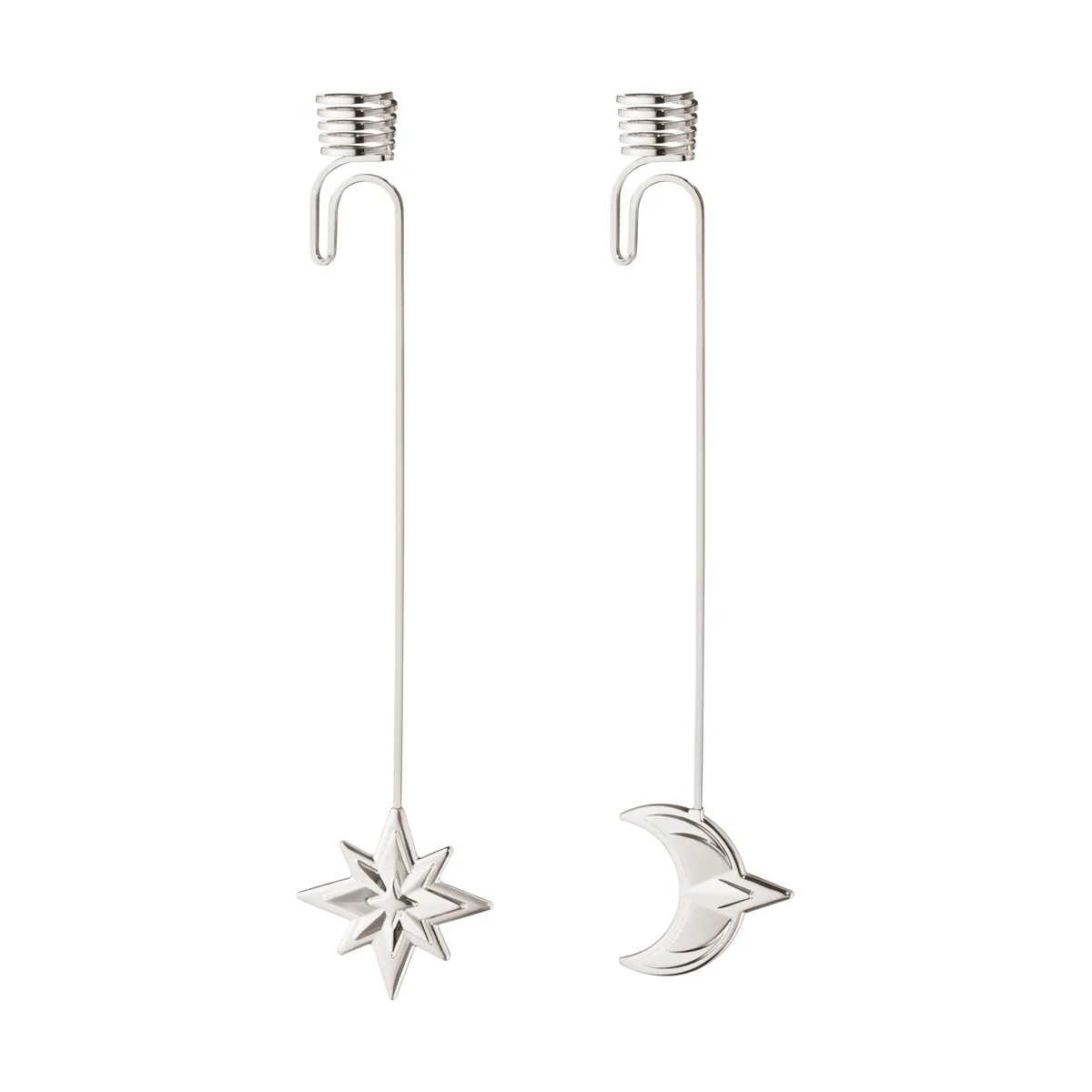 Georg Jensen 2024 års ljusstake måne och stjärna Palladiumpläterat