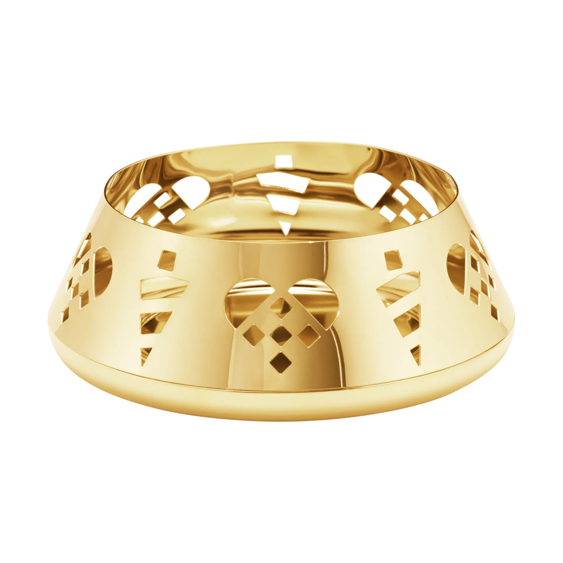 2025 års blockljusstake, Guldpläterat rostfritt stål Georg Jensen