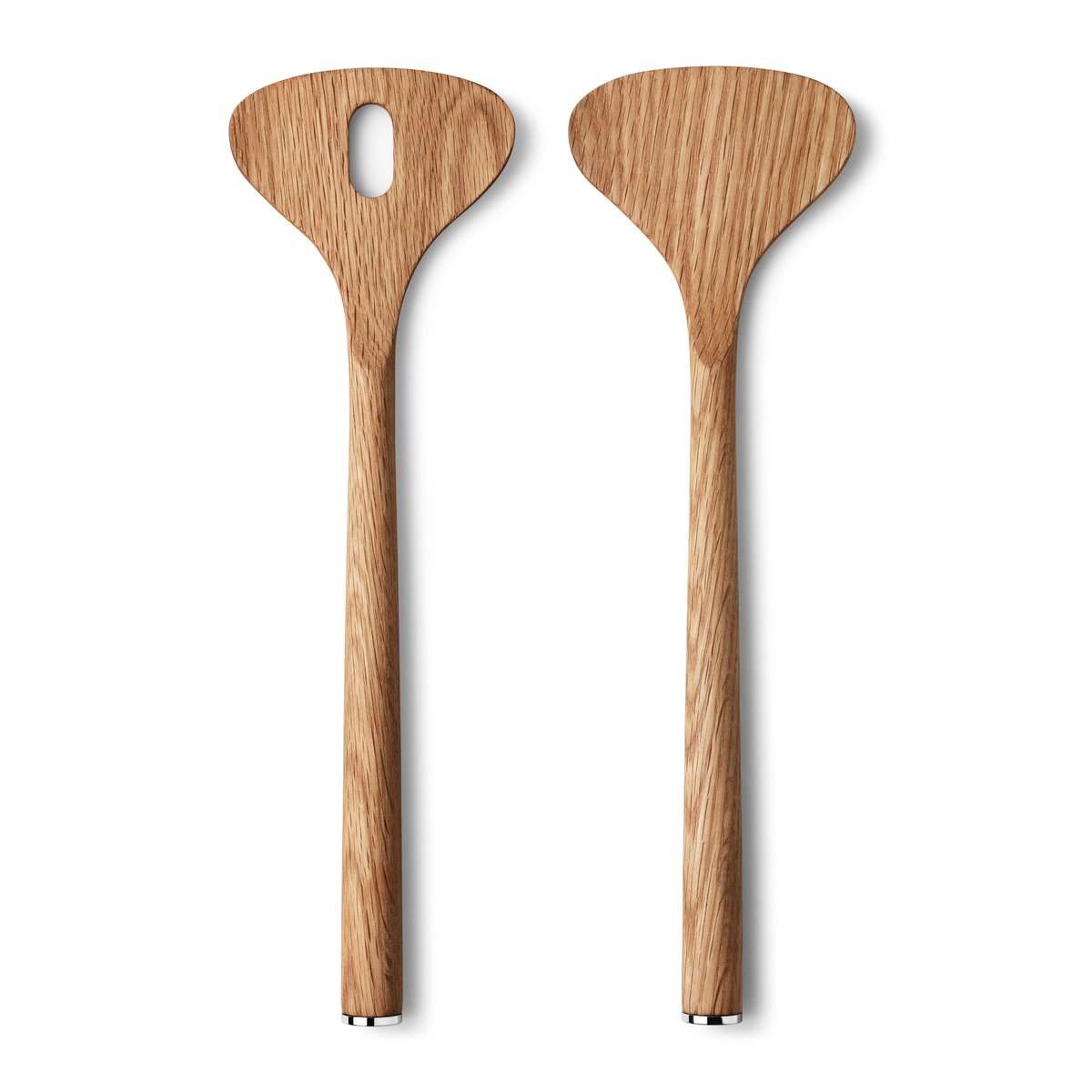 Georg Jensen Alfredo salladsbestick ekträ 28 cm | Skandinavisk Design | Salladsbestick | Brun