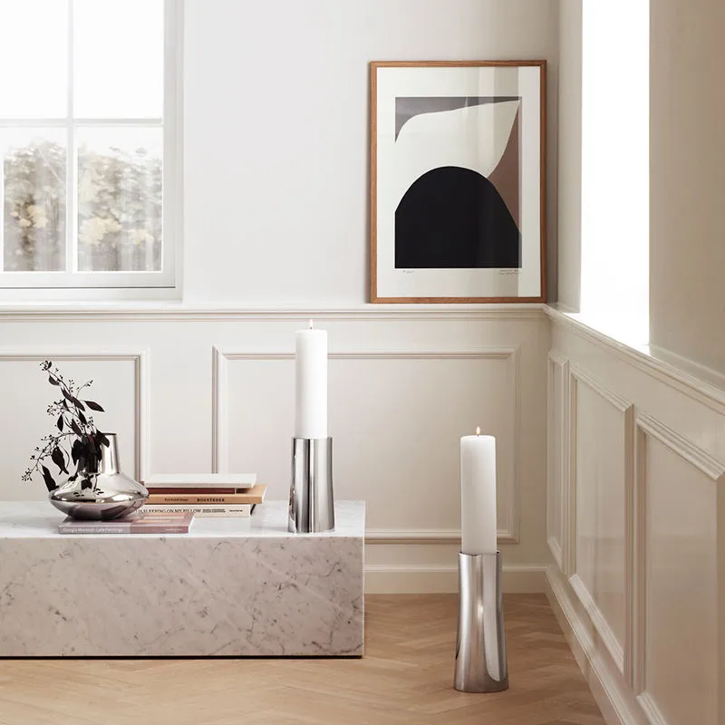 Ambience ljusstake small, Rostfritt stål Georg Jensen