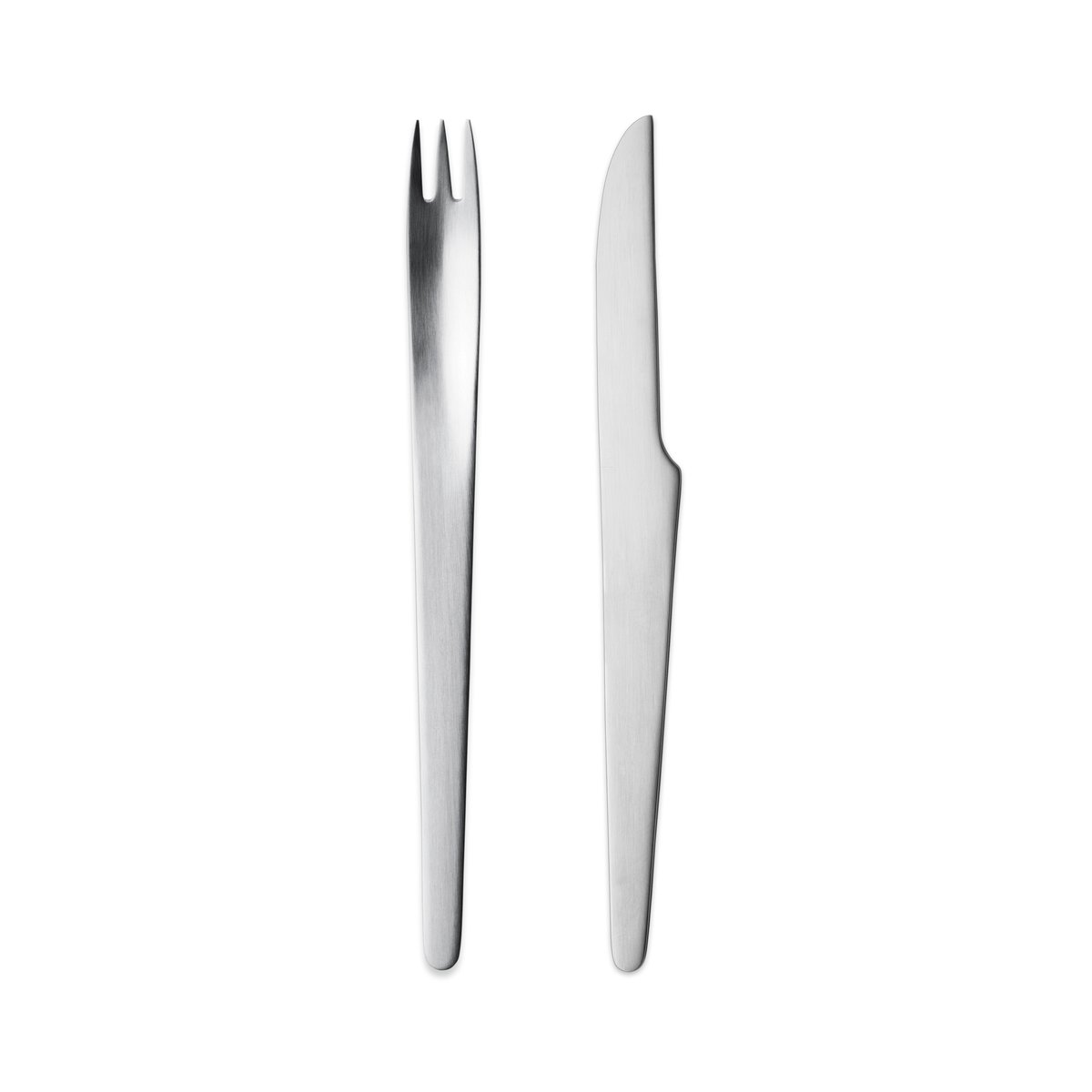 Georg Jensen Arne Jacobsen dessertbestick 8 delar | Skandinavisk Design | Dessertbestick | Silverfärgad