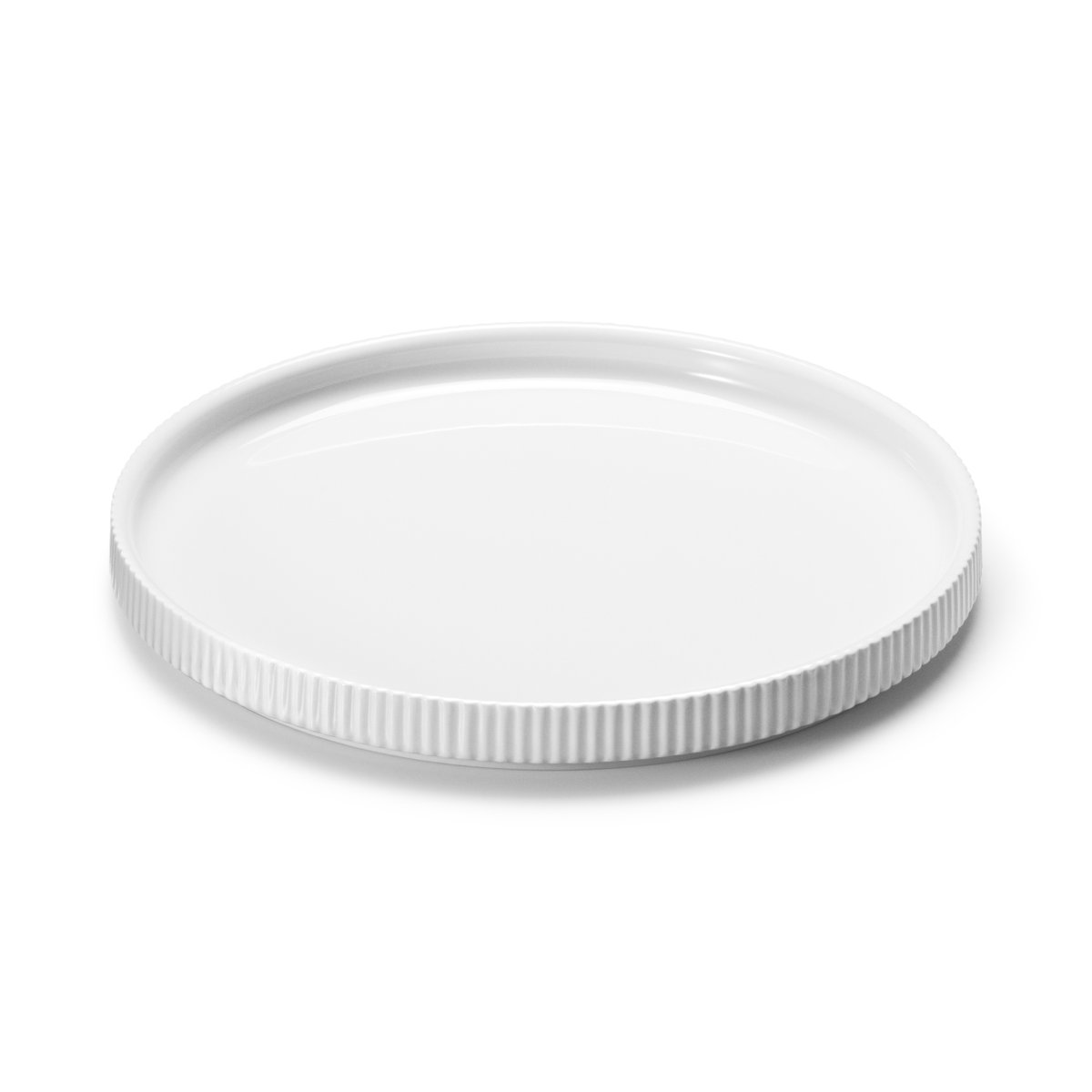 Georg Jensen Bernadotte assiett 20 cm Porslin | Skandinavisk Design | Assietter | Vit