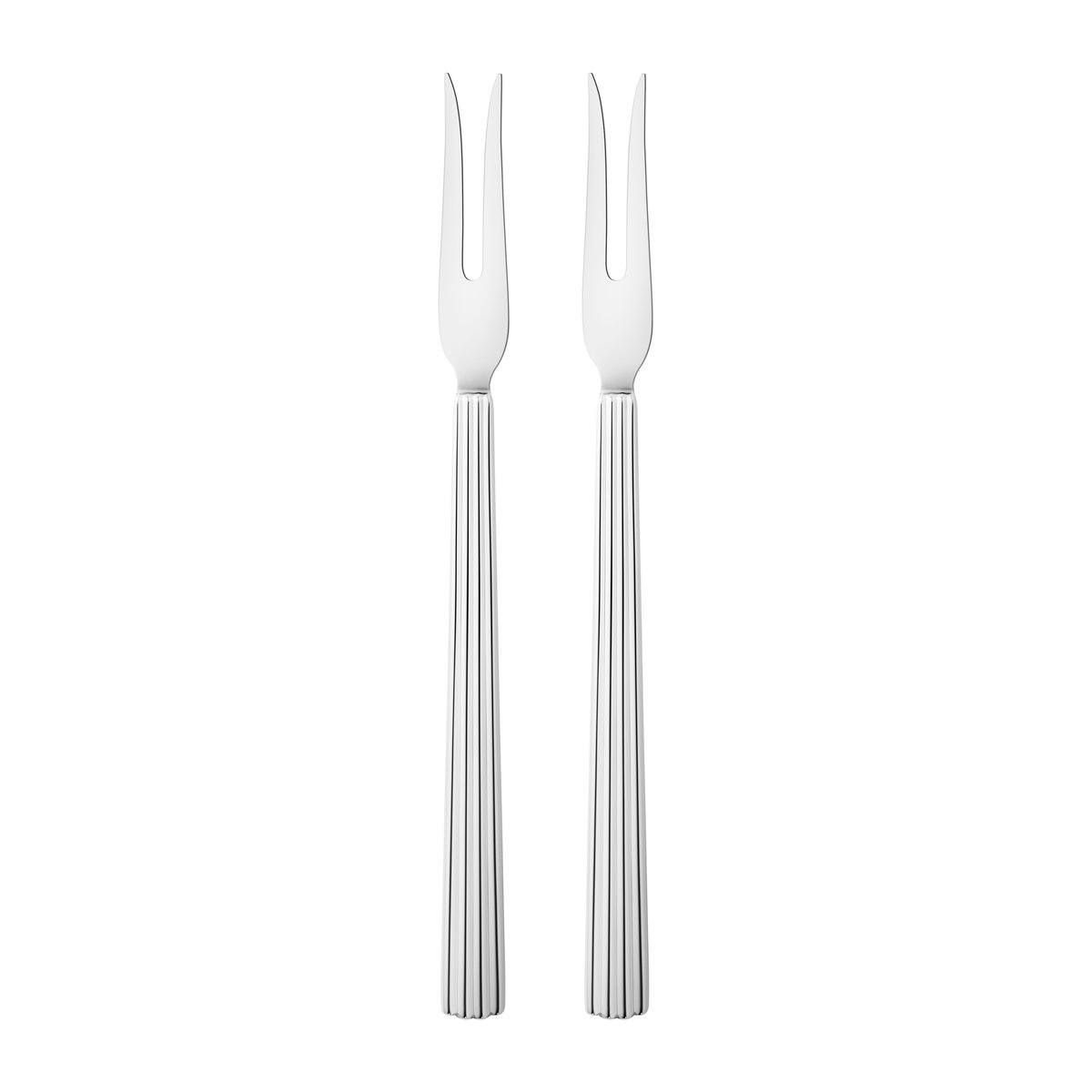 Georg Jensen Bernadotte gaffel för kallskuret 2-pack Rostfritt stål