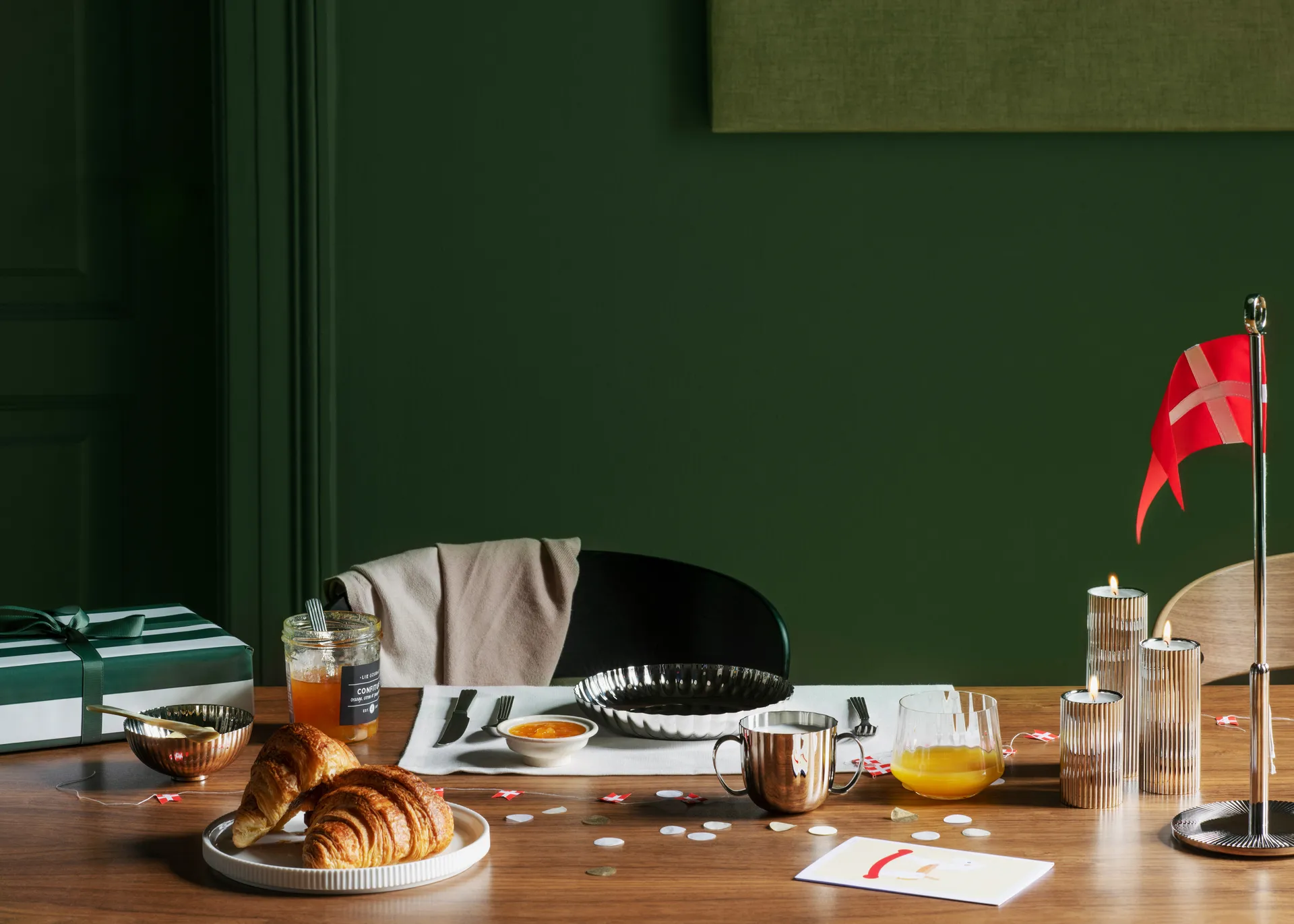 Bernadotte ljusstake 14 cm, Rostfritt stål Georg Jensen