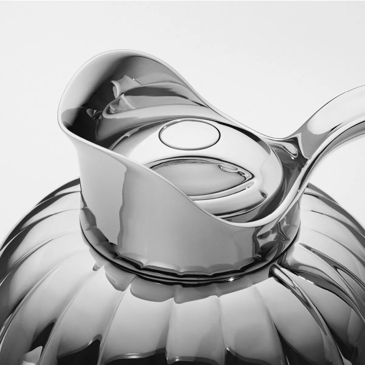 Bernadotte pushlock till termoskanna, Rostfritt stål Georg Jensen