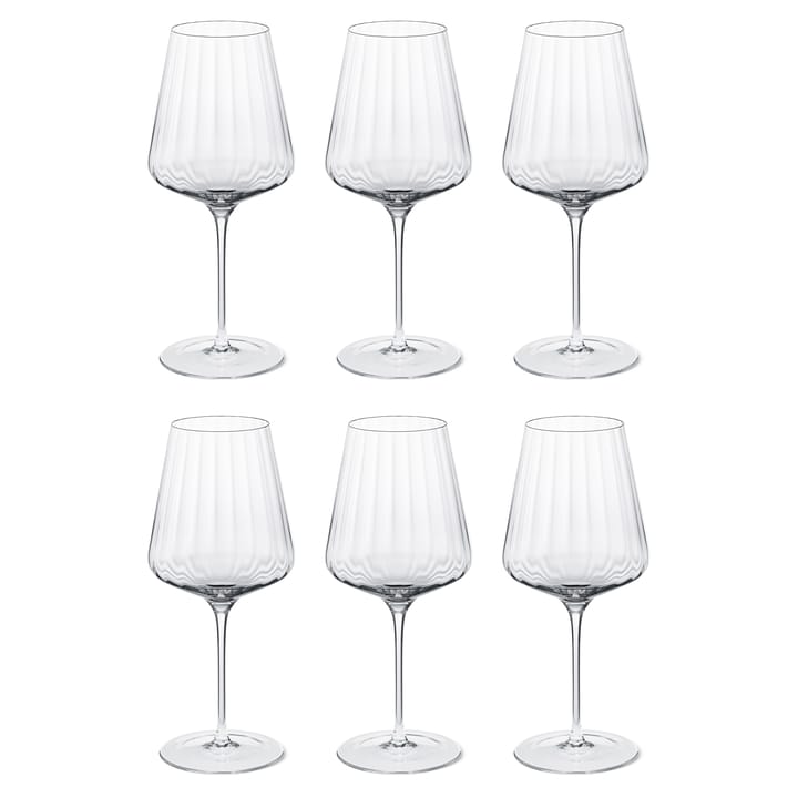 Bernadotte rödvinsglas 6-pack - Kristallin - Georg Jensen