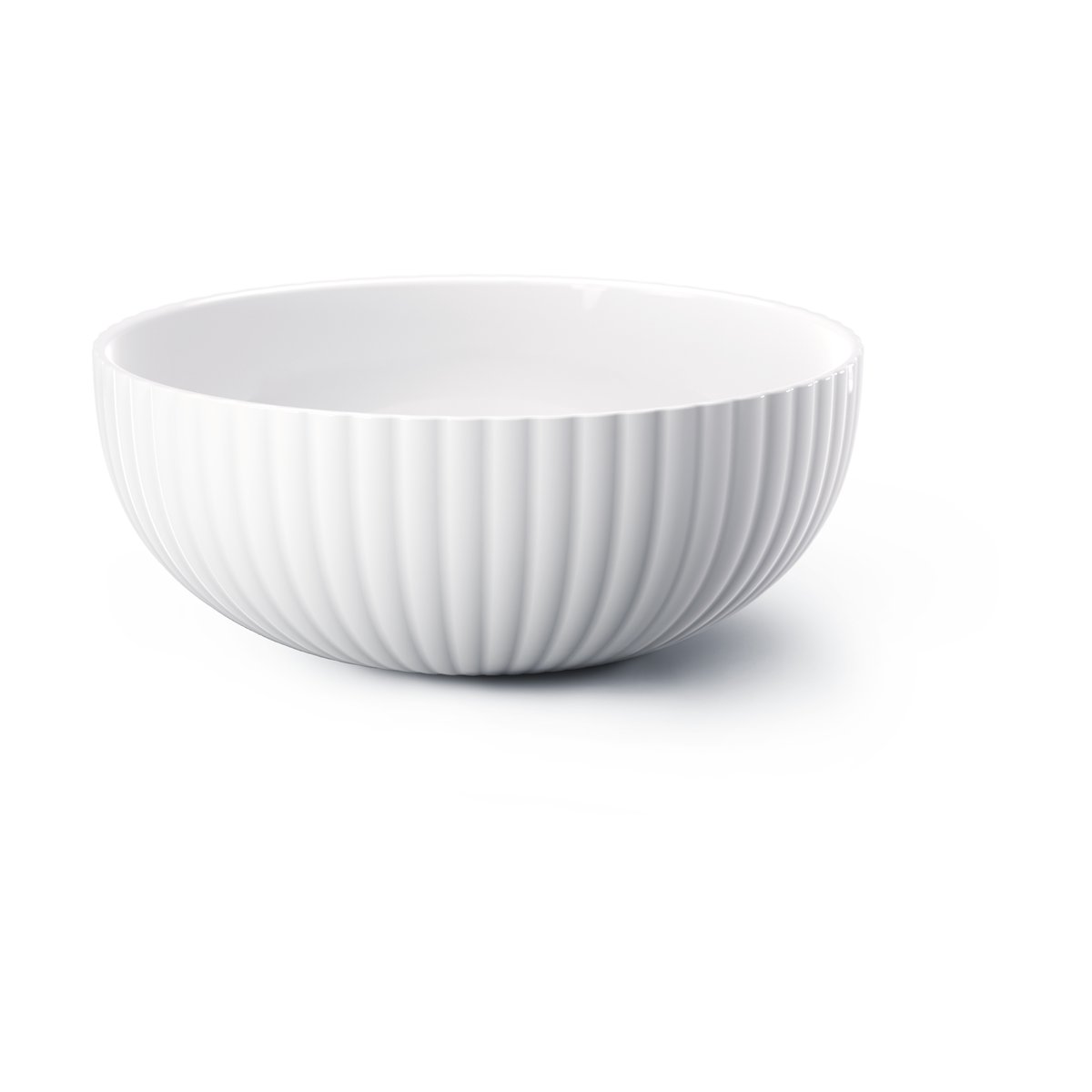 Georg Jensen Bernadotte salladsskål 26 cm Vit | Skandinavisk Design | Salladsskålar | Vit