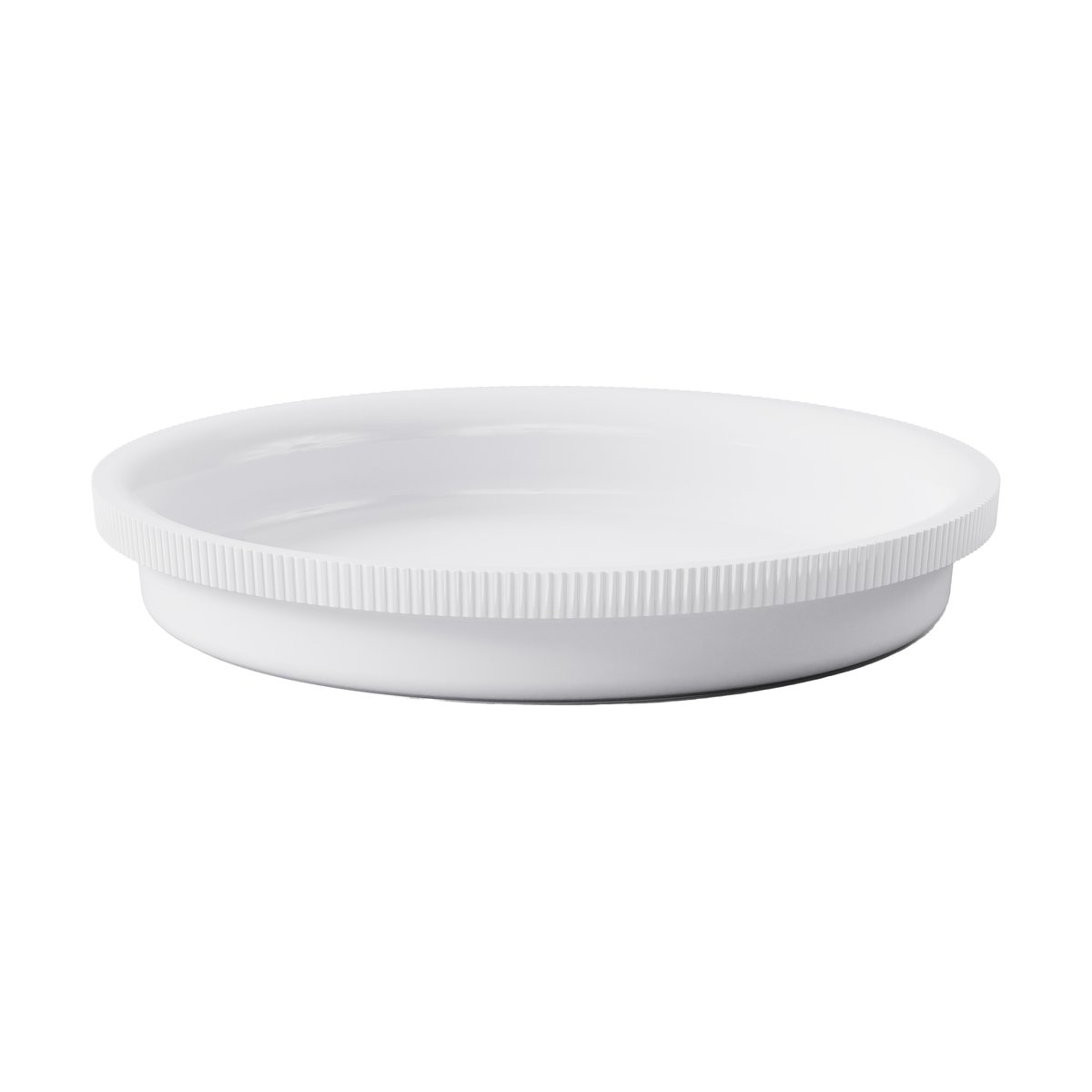 Georg Jensen Bernadotte ugnsform 28,6 cm Vit | Skandinavisk Design | Ugnsformar | Vit