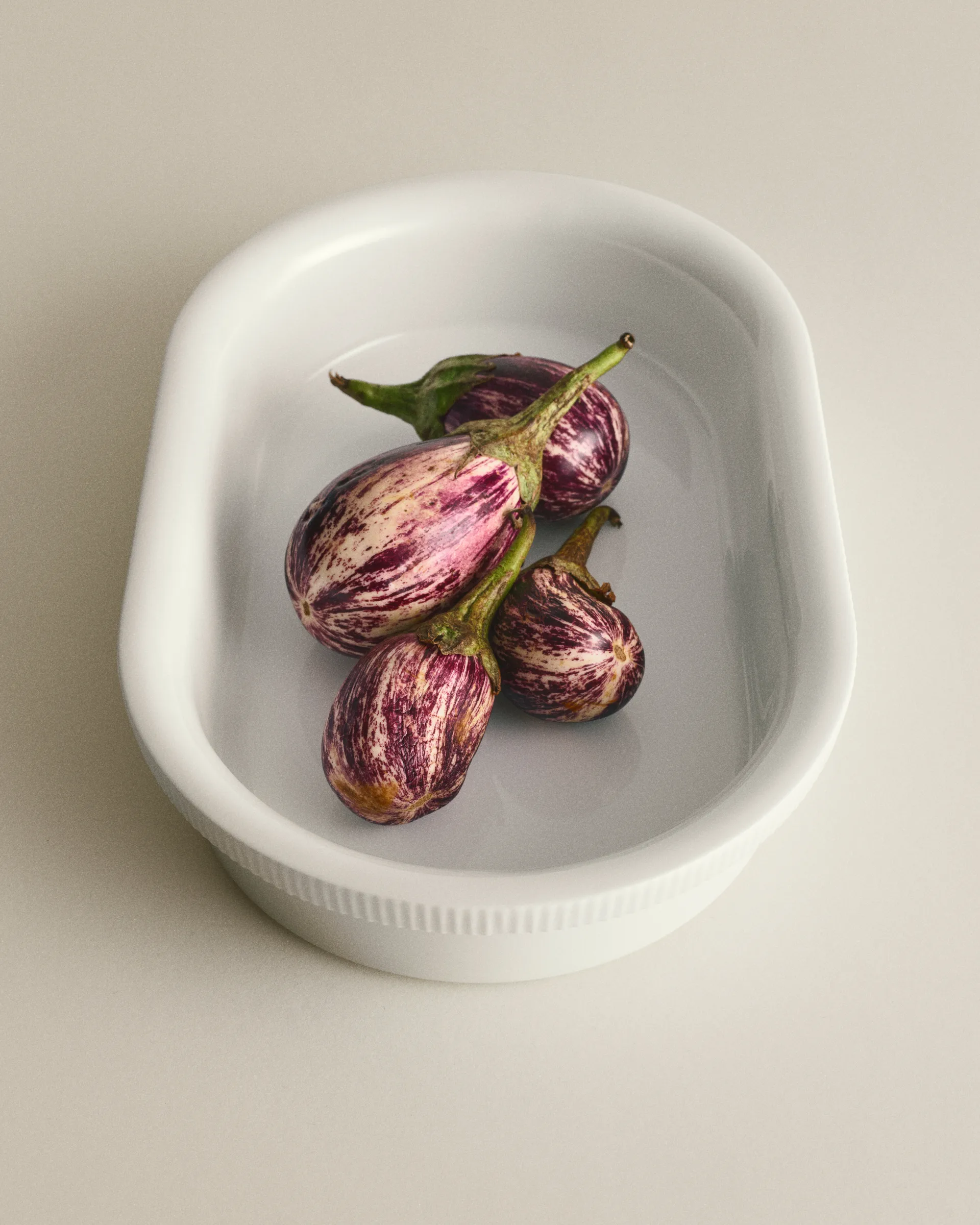 Bernadotte ugnsform oval 20,1x31,6 cm, Vit Georg Jensen