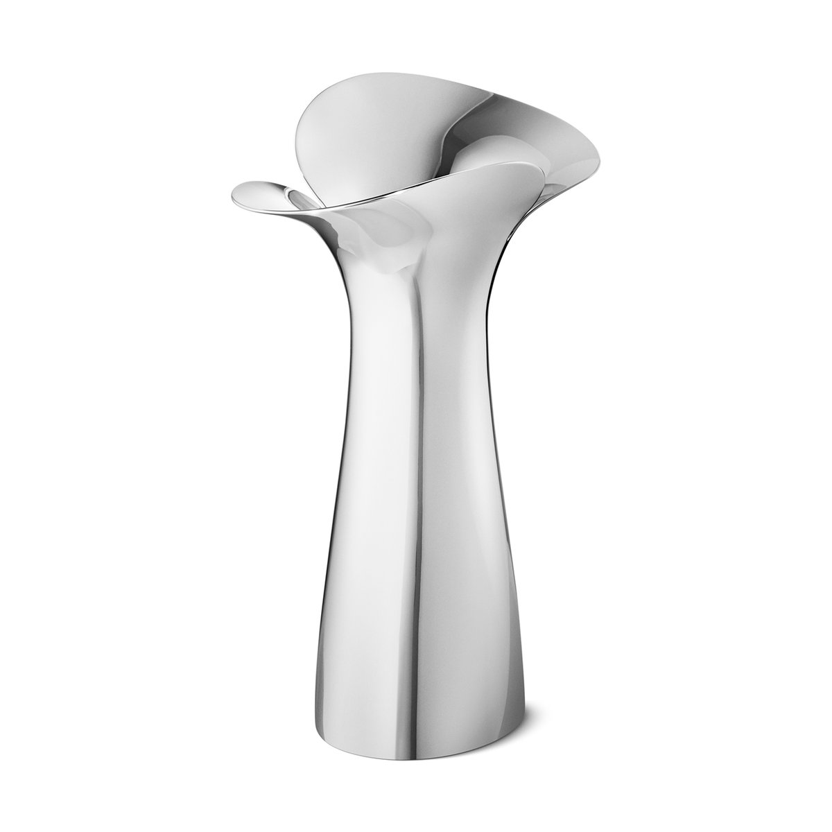 Georg Jensen Bloom Botanica vas 22 cm | Skandinavisk Design | Vaser | Silverfärgad