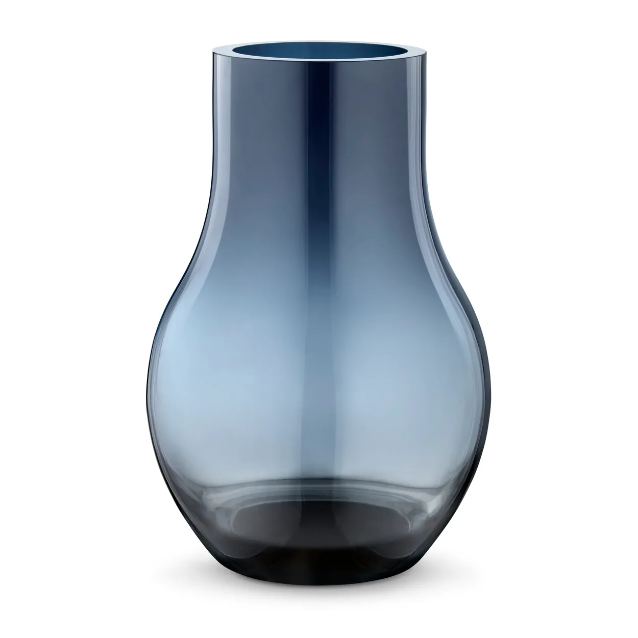 Georg Jensen Cafu glasvas blå medium, 30 cm | Skandinavisk Design | Vaser | Blå