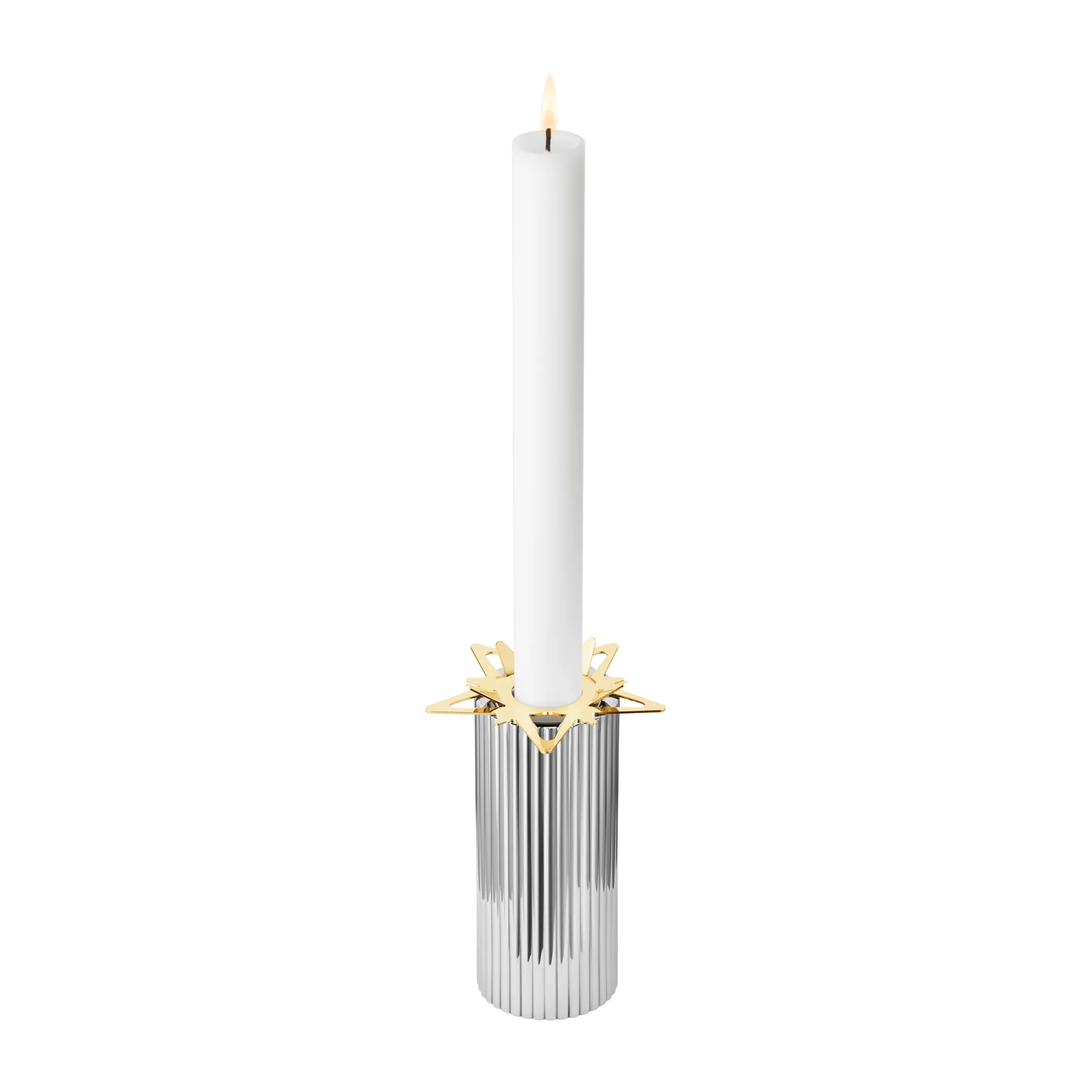 Classic christmas ljusmanschett stjärna 2-pack, Guld Georg Jensen
