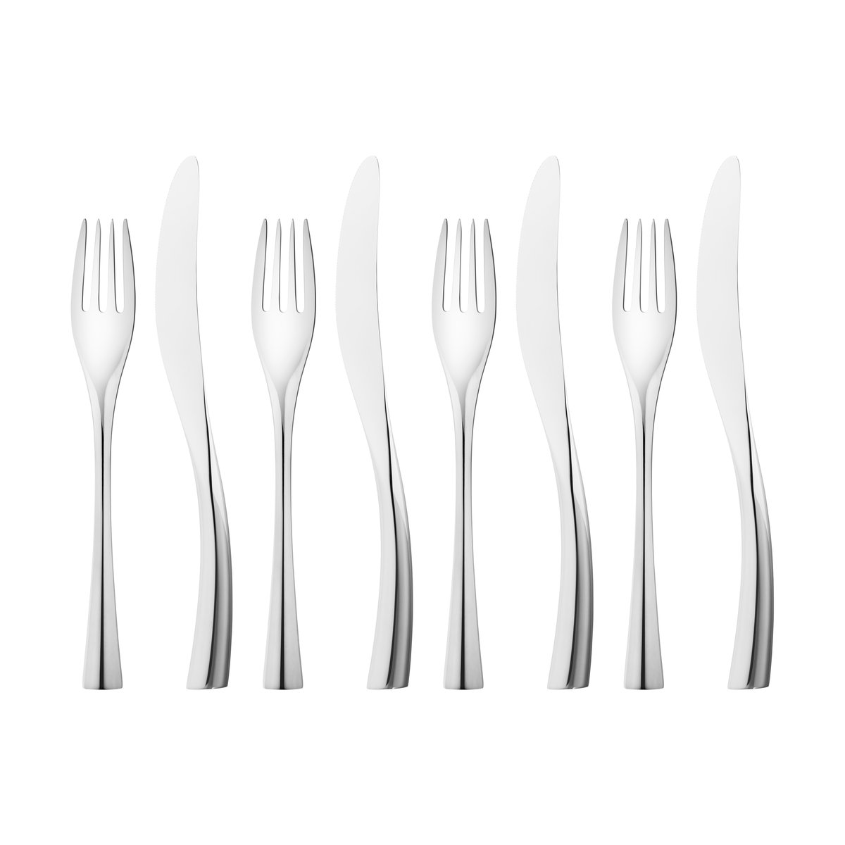 Georg Jensen Cobra bestickset 8 delar Rostfritt stål