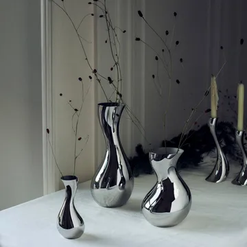 Cobra vas - Rostfritt stål, large - Georg Jensen
