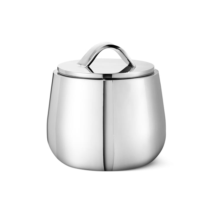 Helix sockerskål med lock - Rostfritt stål - Georg Jensen