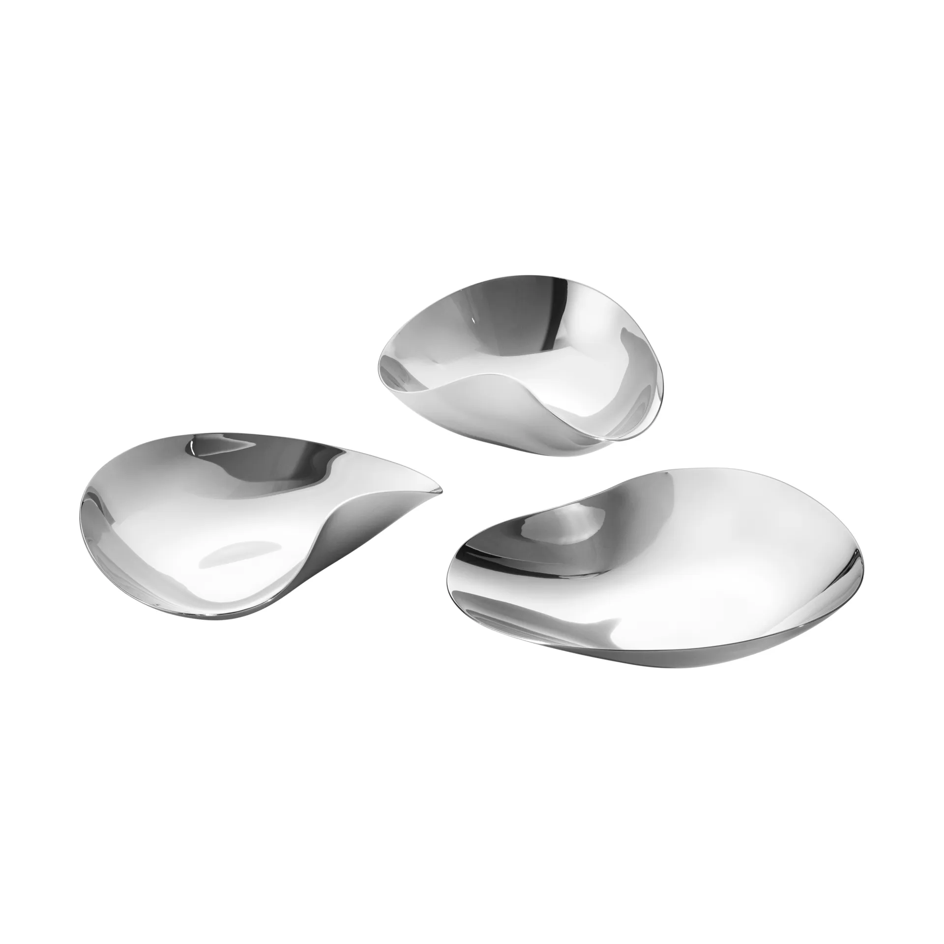 Indulgence snacksskål 3 delar, Rostfritt stål Georg Jensen
