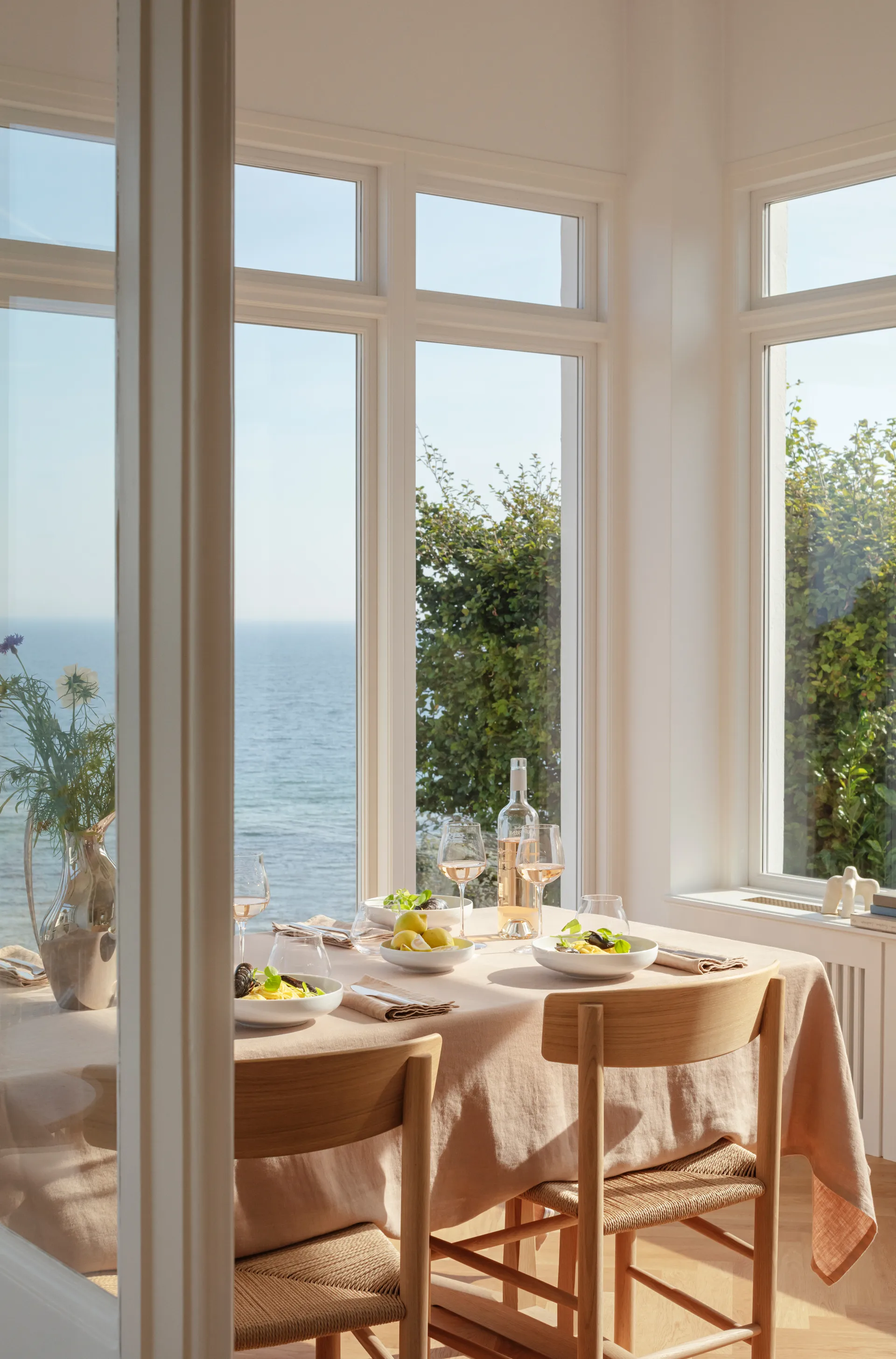 Koppel lunchtallrik Ø22 cm, Vit Georg Jensen