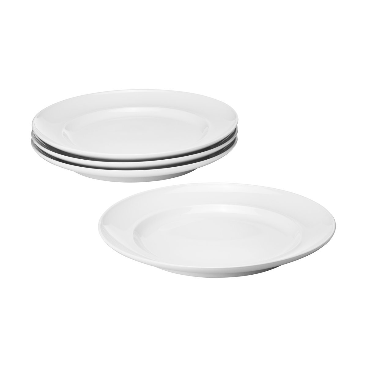 Georg Jensen Koppel middagstallrik 27 cm 4-pack Vit